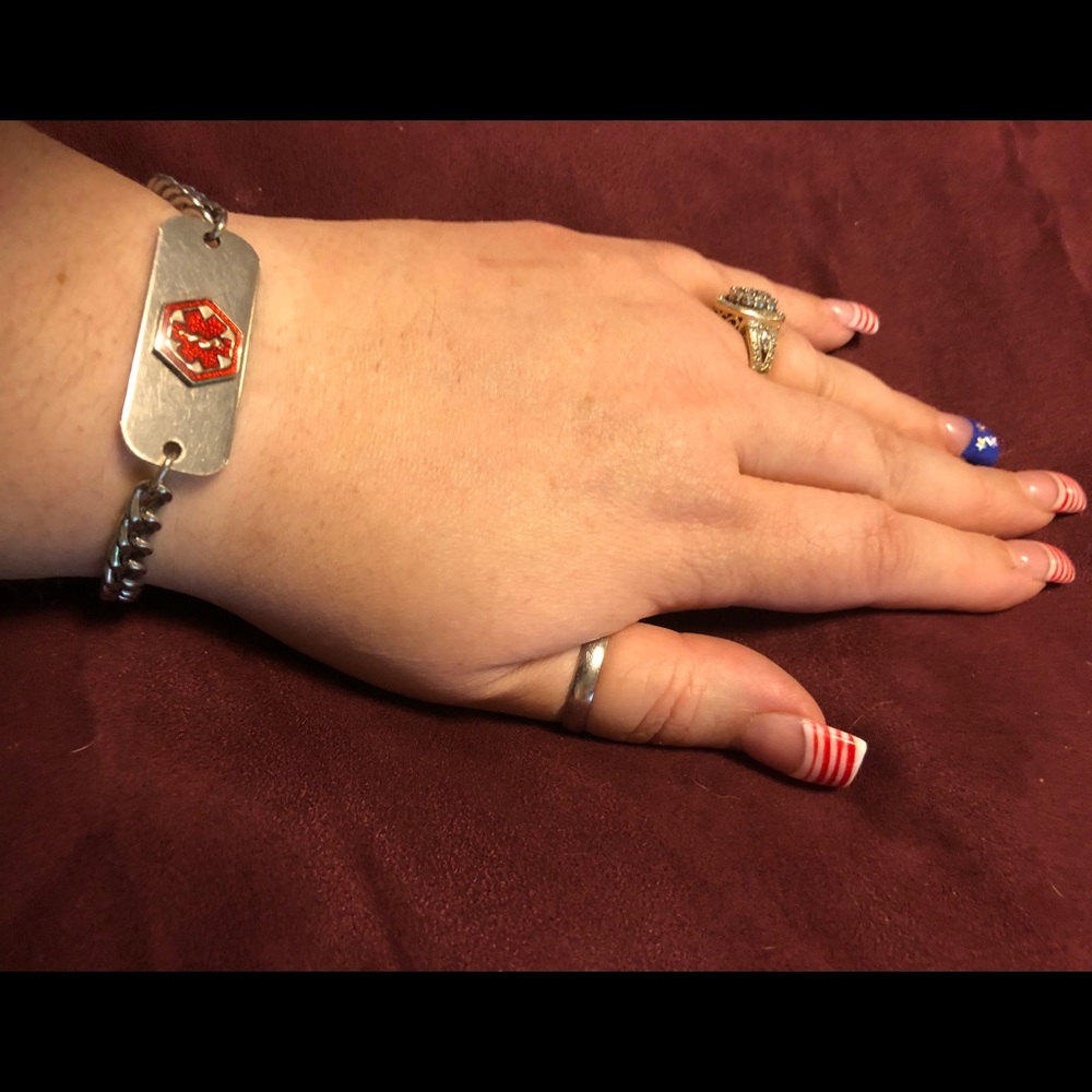 Medical Alert Bracelet for Penicillin Allergy